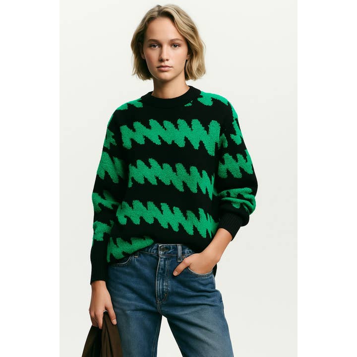 ÜBERGROßER RUNDHALS-PULLOVER MIT MUSTER und andere Ergebnisse für für kleidung finden im Großhandel. Kostenlose Rücksendungen und 60-Tage-Zahlungsziel auf Faire im Trend auf Faire.