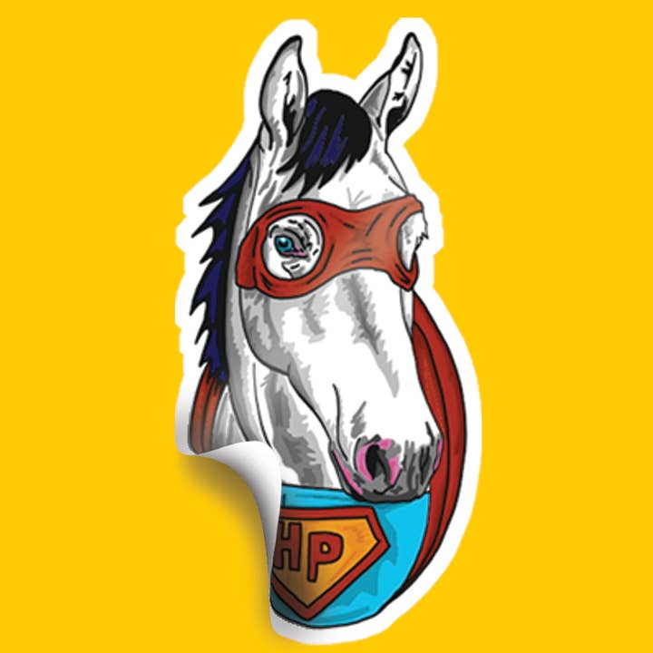 Horse Power Sticker for engroshandel hos Black River Letterpress & Paper Co.