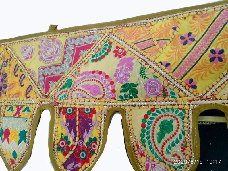 GYPSY STUDIO - Wholesale Tapestry/Textile - Boho Indian Decorative Toran Handmade Gypsy Door Hanging 2