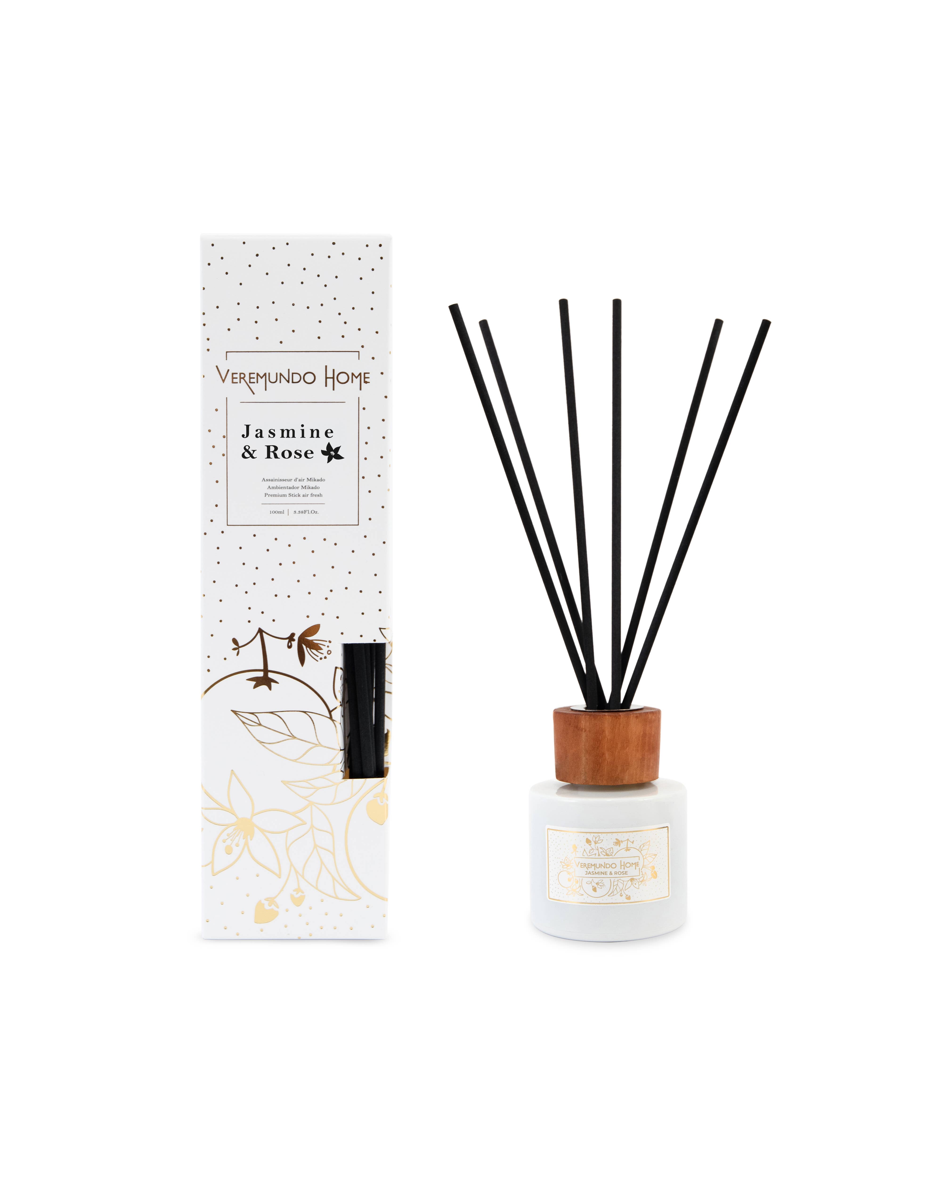 Veremundo Home - Wholesale Reed Diffuser - Paris Aromatic Diffuser 100 ML - White Design1