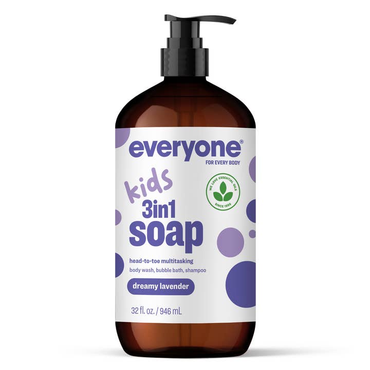 Lavender Lullaby Kids 3in1 Soap 32 oz Case Pack of 6 for wholesale by EO + Everyone