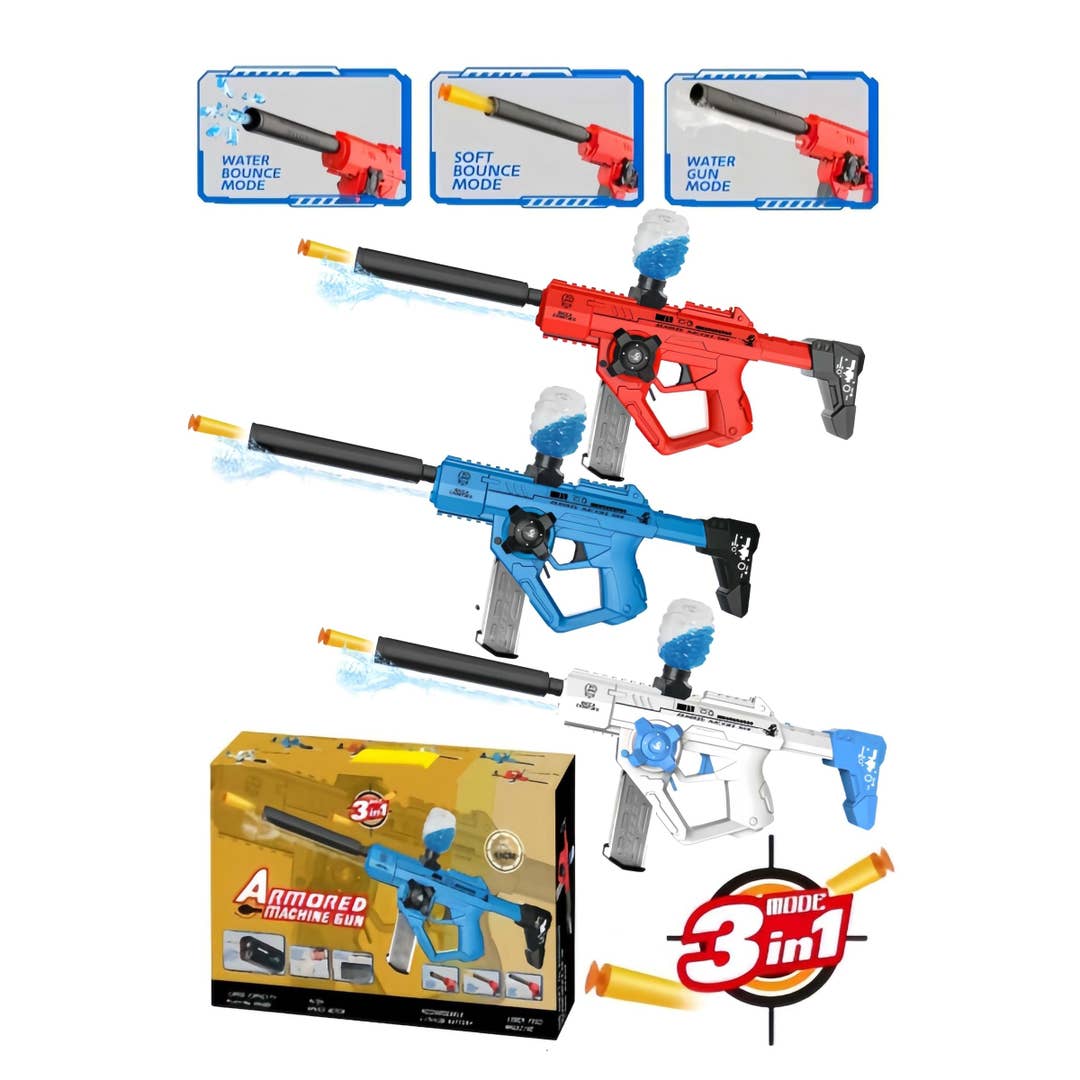 Assorted 3-in-1 Assault Riffle Electric Gel Ball Water Gun for wholesale on Faire