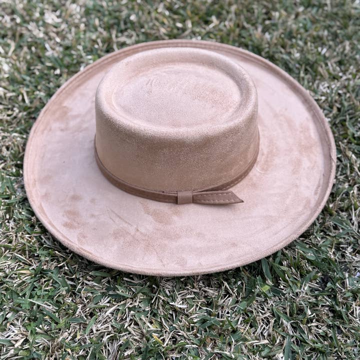 Alberly USA - Wholesale Fedora - Women's - vegan suede hat with pencil brim5