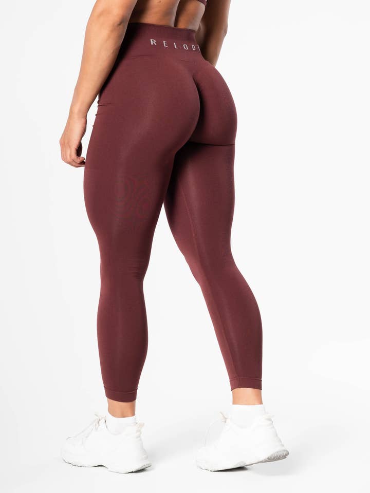 Prime Scrunch Tights - Burgundy for wholesale by Relode AB
