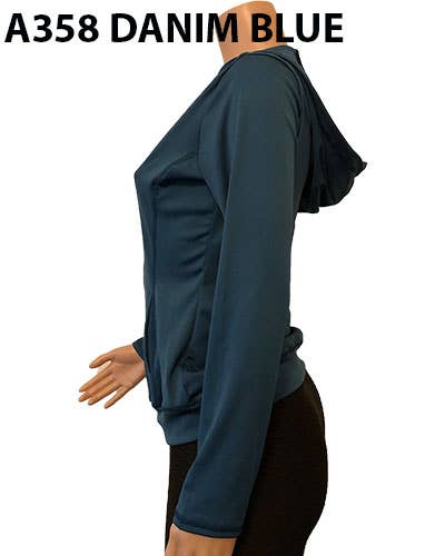 SSImport - Wholesale Athletic Jacket - Women's - A358 SPORTS HOODIE JACKET MIXED SIZES 12PCS/SET3