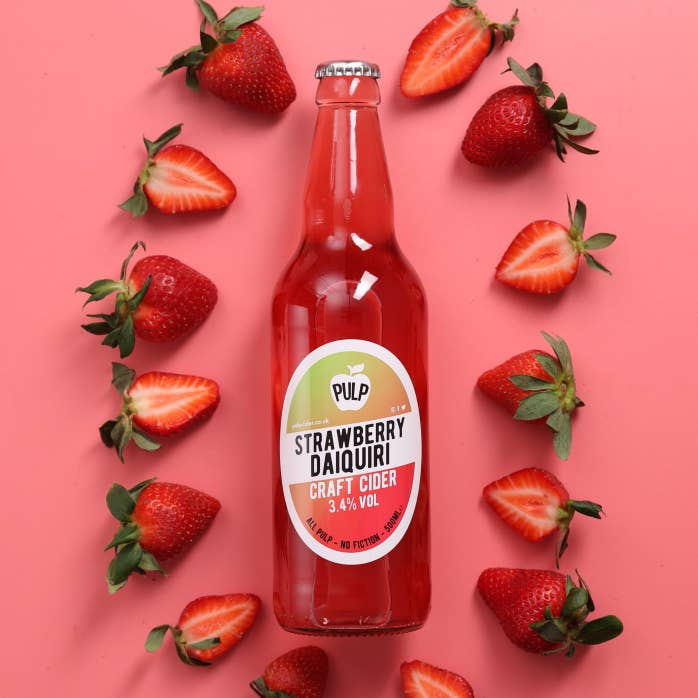 PULP Strawberry Daiquiri 3.4% 12 x 500ml Bottles for wholesale by Celtic Marches