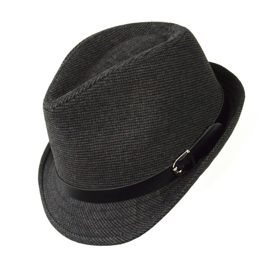 Wholesale Rosso Velvet Red Bottom Wide Brim Wool Fedora by Levine