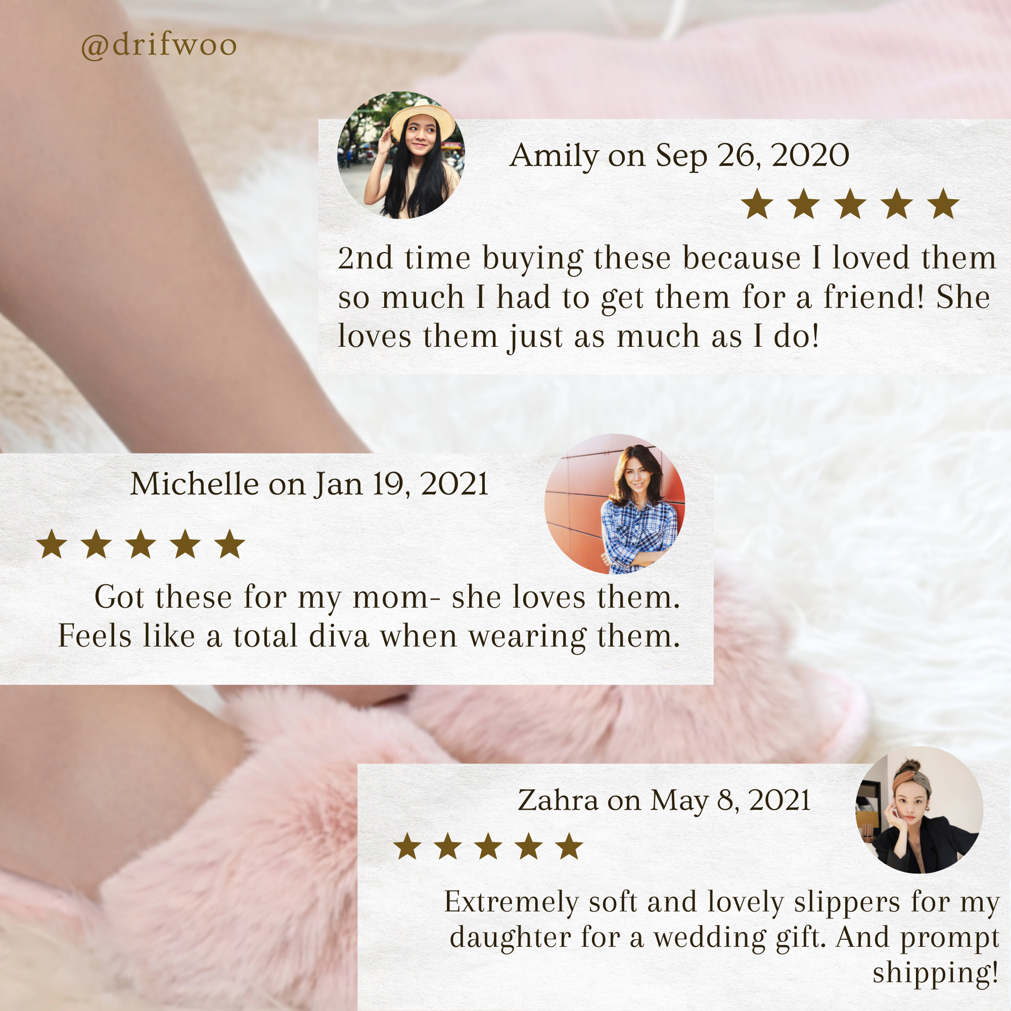 DrifWoo - Wholesale Slippers - Women's - Women Fluffy Slippers  Bridesmaid Slippers White Slides 8