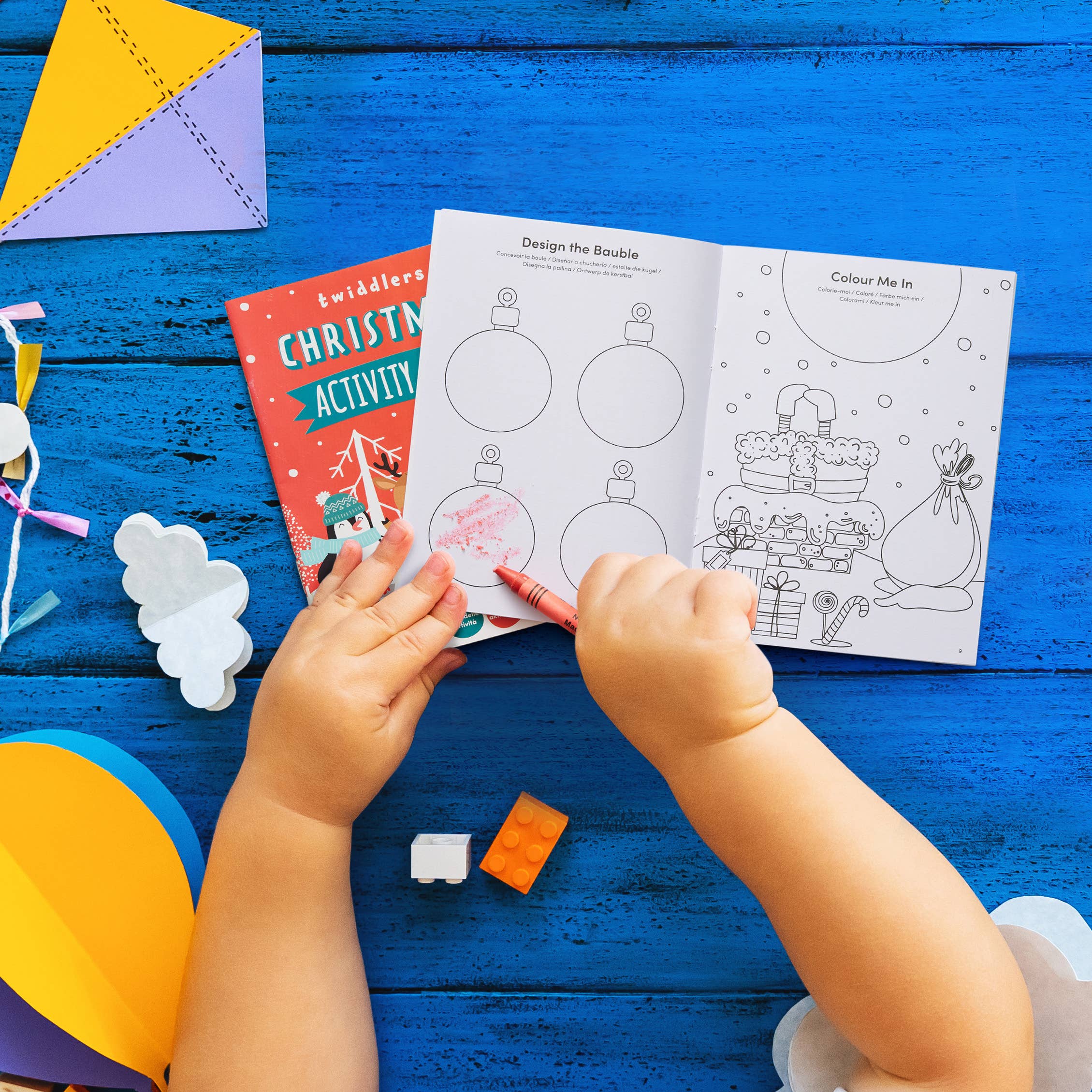 The Twiddlers - Vendita all'ingrosso Libro da colorare e attività - Bambini e neonati - Set da 24 Mini Libri di Attività Natalizie3