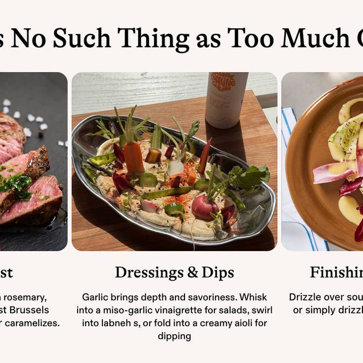 Algae Cooking Club - Wholesale Cooking Oil - Nara's Roasted Garlic Oil (+ Yuzu • Miso) Best Seller5