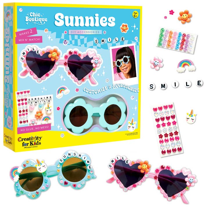 Kit de lunettes de soleil DIY Chic Boutique pour enfants pour la vente par Faber-Castell / Creativity for Kids