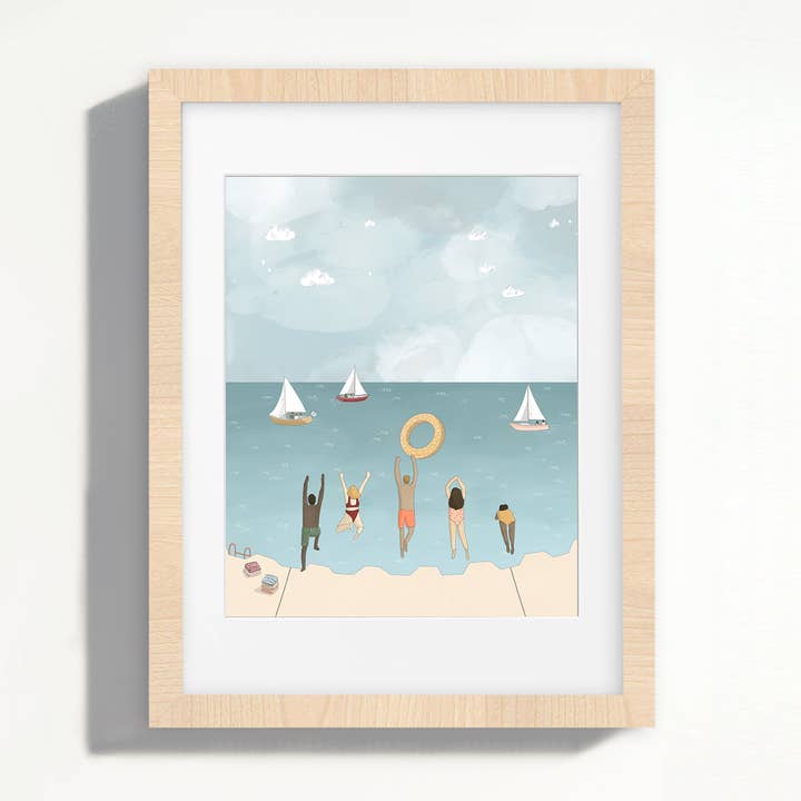 Chicago - Schwimmen im Michigansee für den Großhandel von Drift Trace