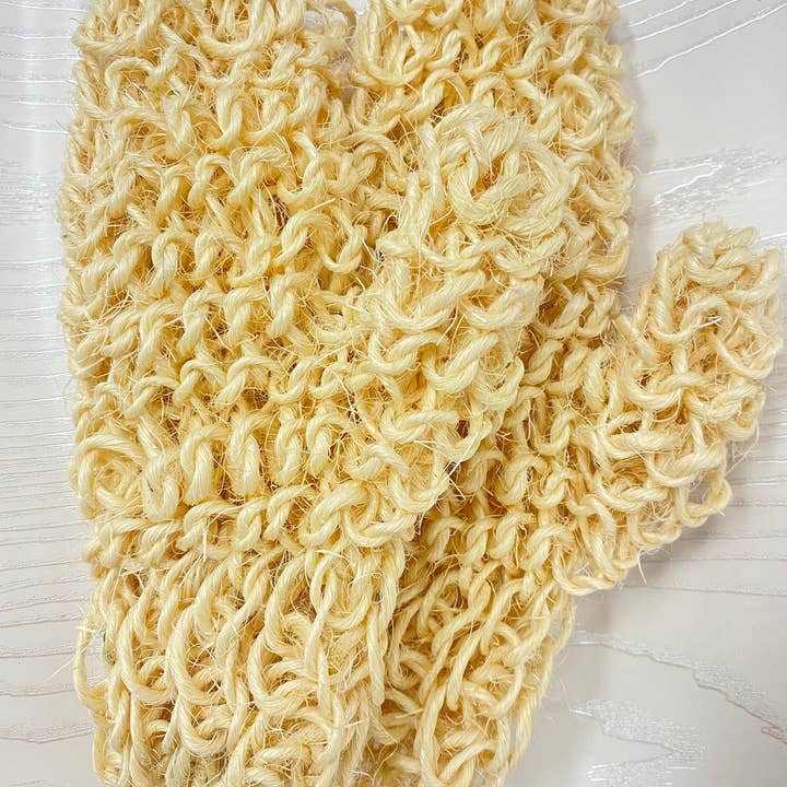 MadebyOmo - Wholesale Exfoliating Gloves/Mitts - Pair of Natural Exfoliating Gloves l Exfoliating Gloves l Zero Waste Gloves l Gloves for Exfoliating3