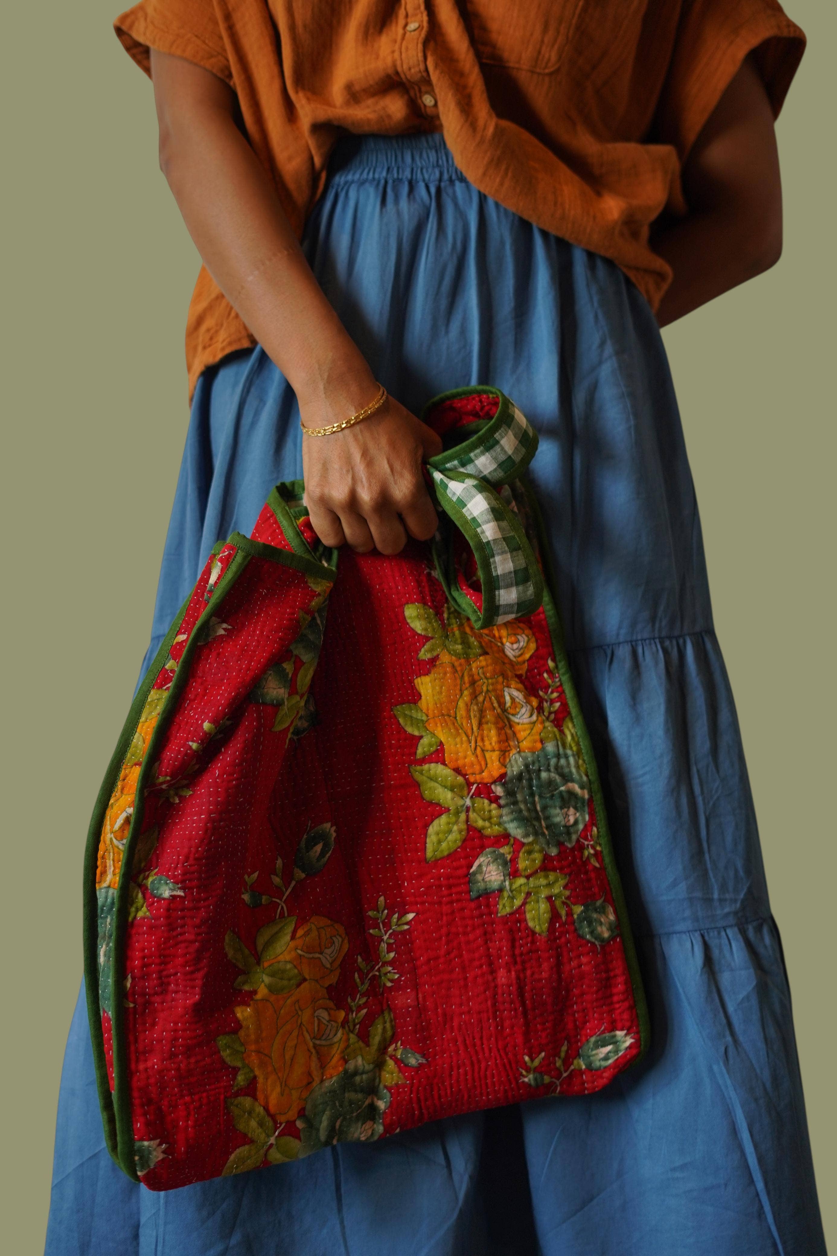 Annahmol - Wholesale Tote Bag - Women's - Vintage Textile one of a kind Cotton Totes13