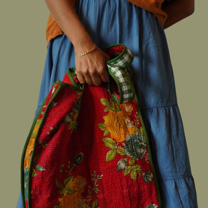 Annahmol - Wholesale Tote Bag - Women's - Vintage Textile one of a kind Cotton Totes13