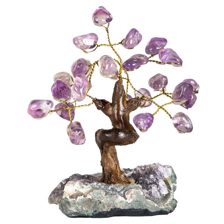 Benjamin International - Wholesale Decorative Tabletop Object - 24 STONE GEMSTONE TREE1