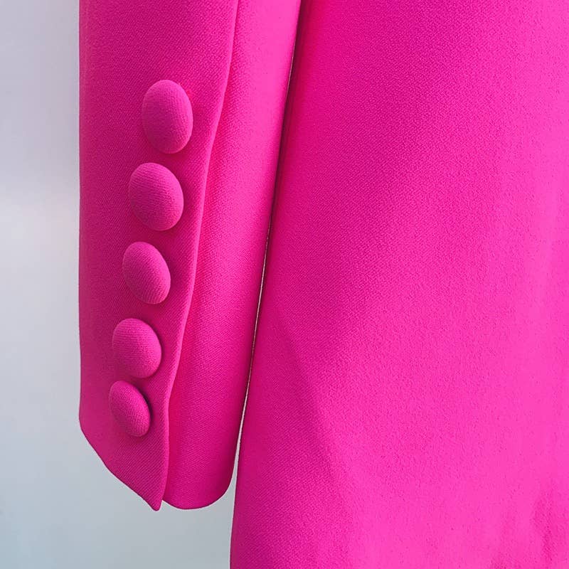 Productseeker – Großhandel Komplettanzug – Damen – BL194Y Moderner Business-Anzug mit Farbblock und Schlaghose15