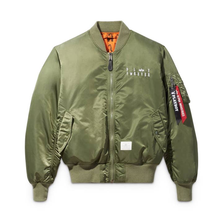 Playboy x Alpha Industries Reversibel MA-1 Flygjacka för wholesale av PLAYBOY
