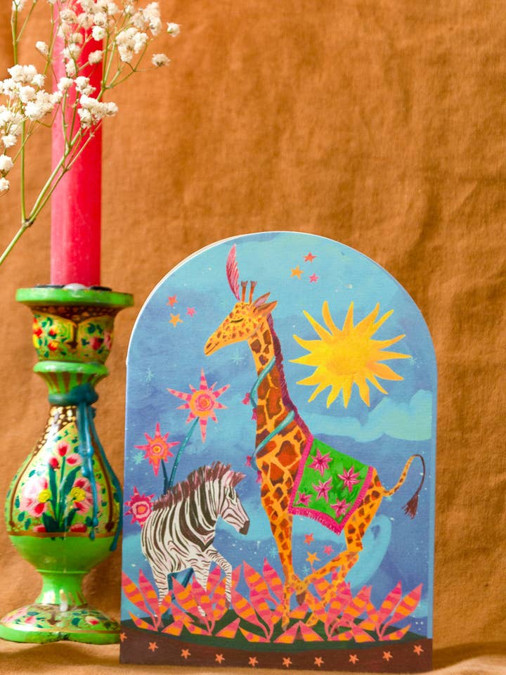 Tarjeta de felicitación «Dancing Duo Bell Jar» para venta al por mayor de Hutch Cassidy (Greetings Cards and Paper Goods)