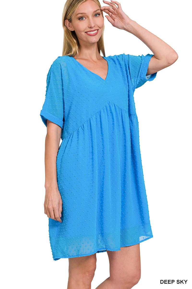 42POPS - Wholesale Dress - Women's - `.Swiss Dot Babydoll Dress Collection6