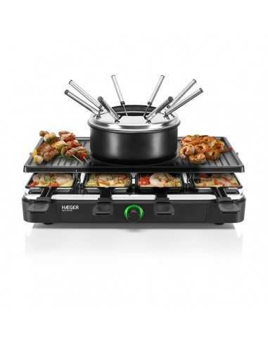 Haeger - Wholesale Grill Pan/Griddle - Fondue Set, Grill and Raclette HAEGER Cool Dinner - Suitable for 8 People, 1400W2