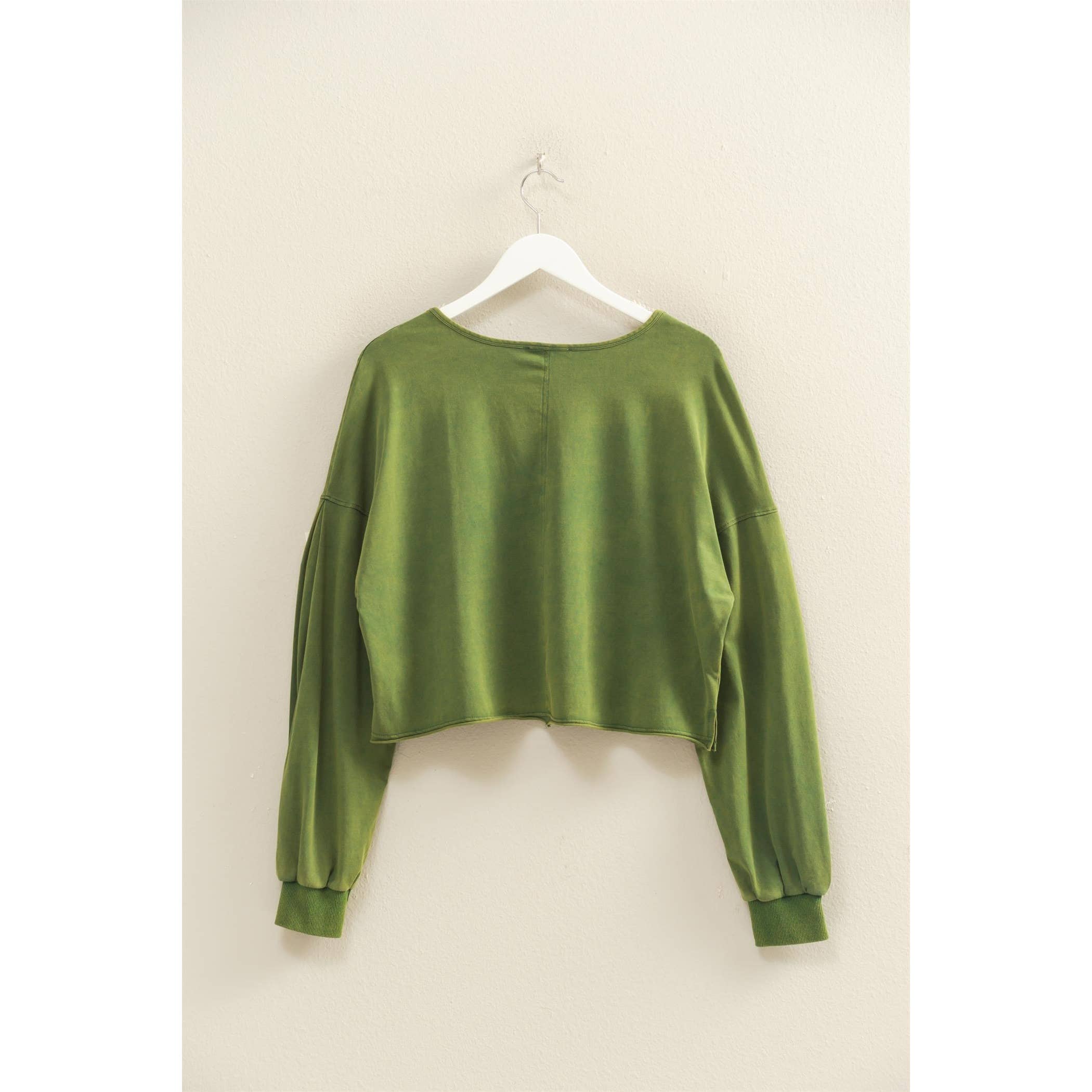 HYFVE - Wholesale Knit Top - Women's - Mineral Washed Casual Long-Sleeve Top7