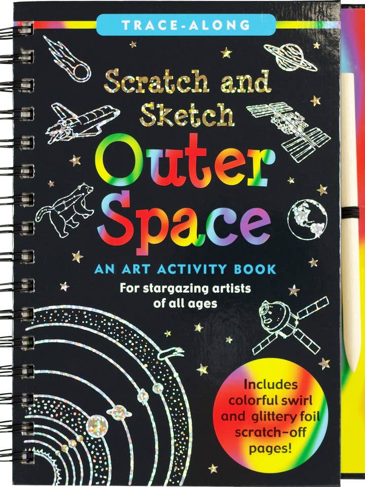 Outer Space Scratch and Sketch for wholesale by Peter Pauper Press