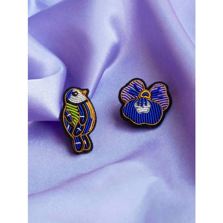 MALICIEUSE - Wholesale Brooch - Mini Bird Brooch Tit1