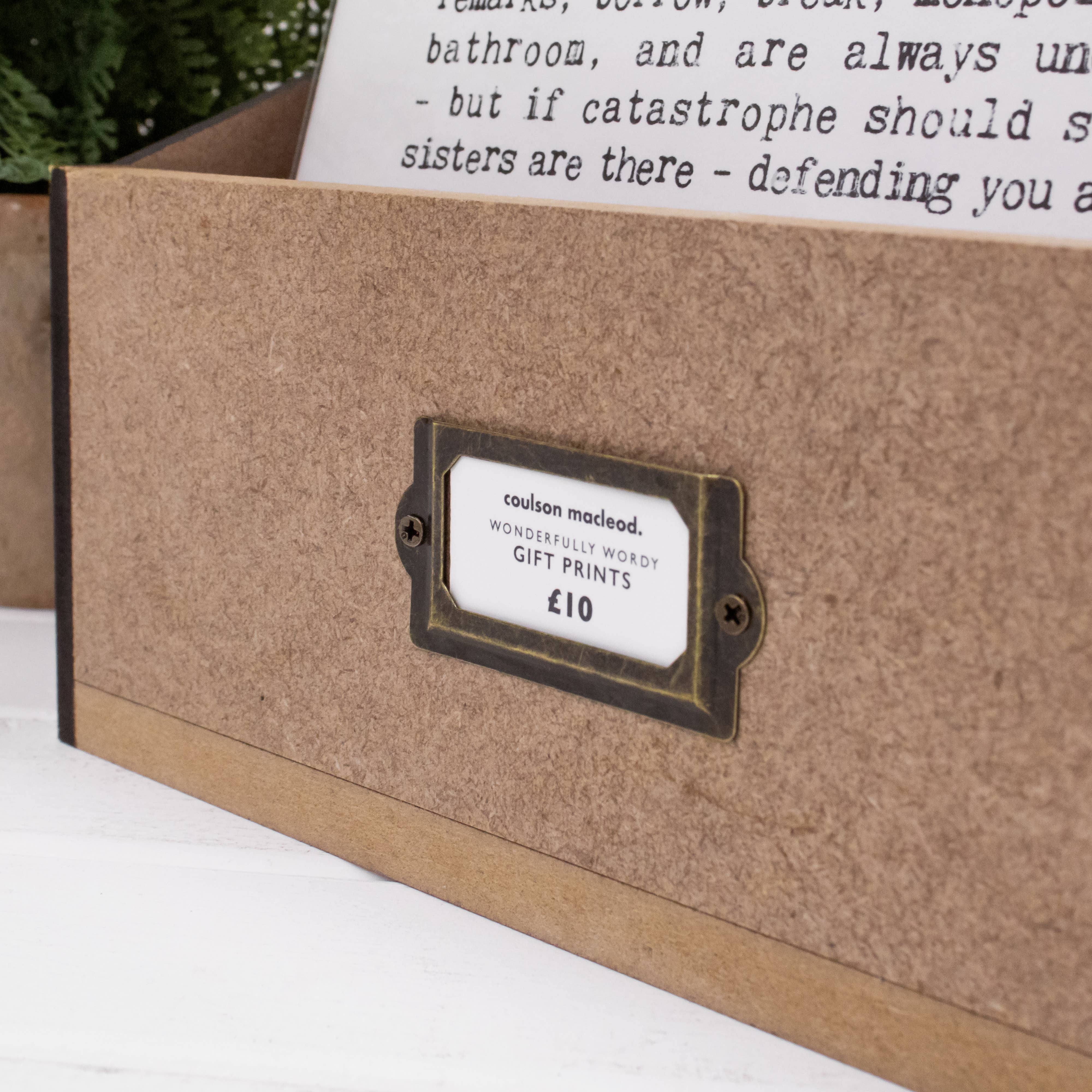 Coulson Macleod (U.S. Duties Paid) - Wholesale Art print - Classic Books Prints with Wooden Display Box (Library 1)1