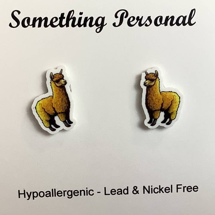 Buttercup the Alpaca Earrings for wholesale by Something Personal