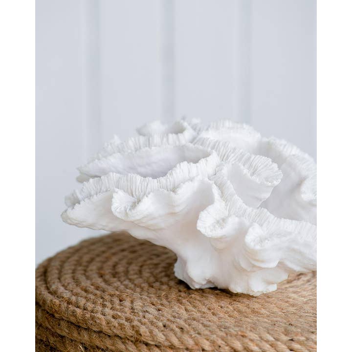 A&B Home Group Inc. - Wholesale Decorative Tabletop Object - 9x8.5x3.7" Faux Coral - White4