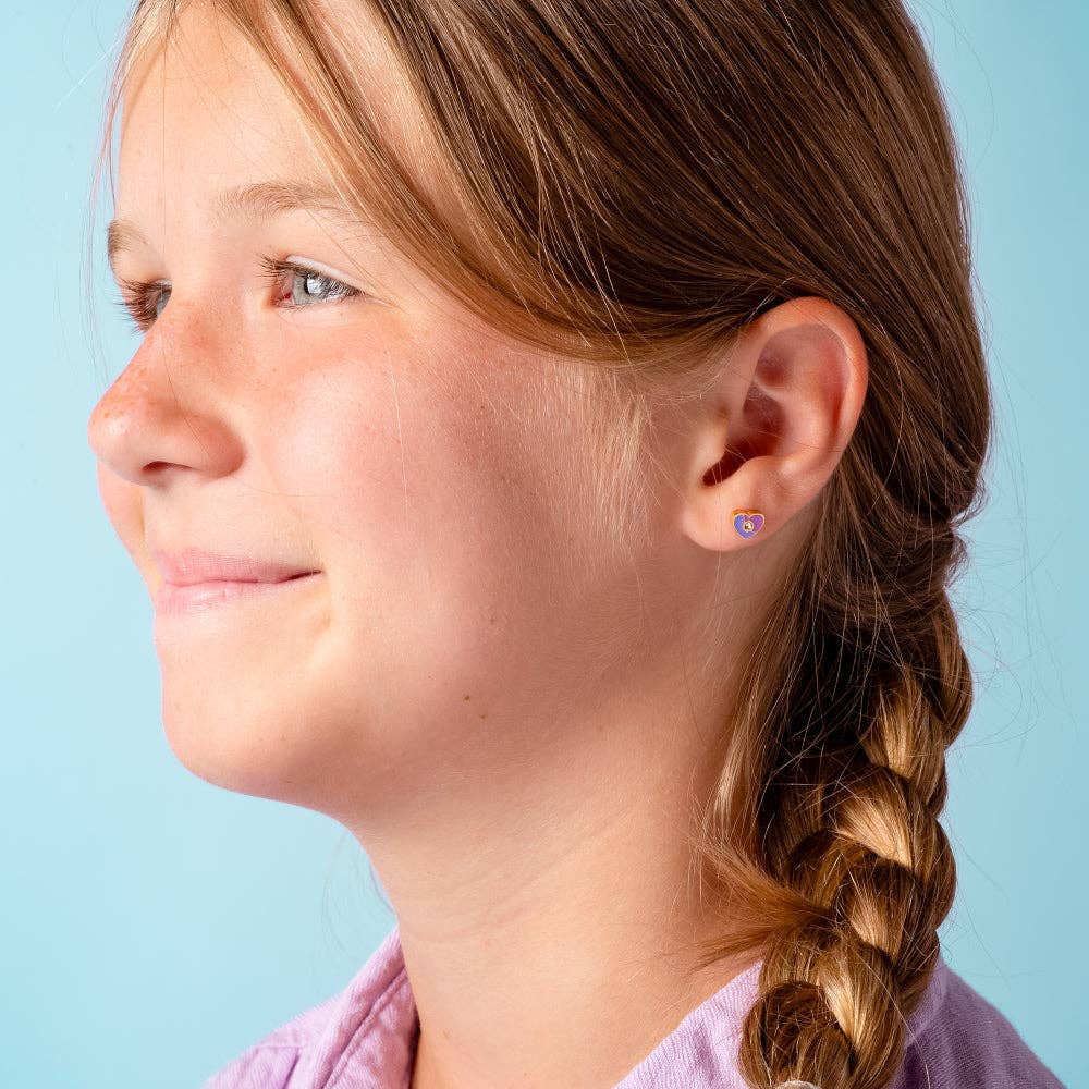 Adorn512 - Wholesale Stud/Post Earrings - Bubble Heart Enamel Screwbacks9