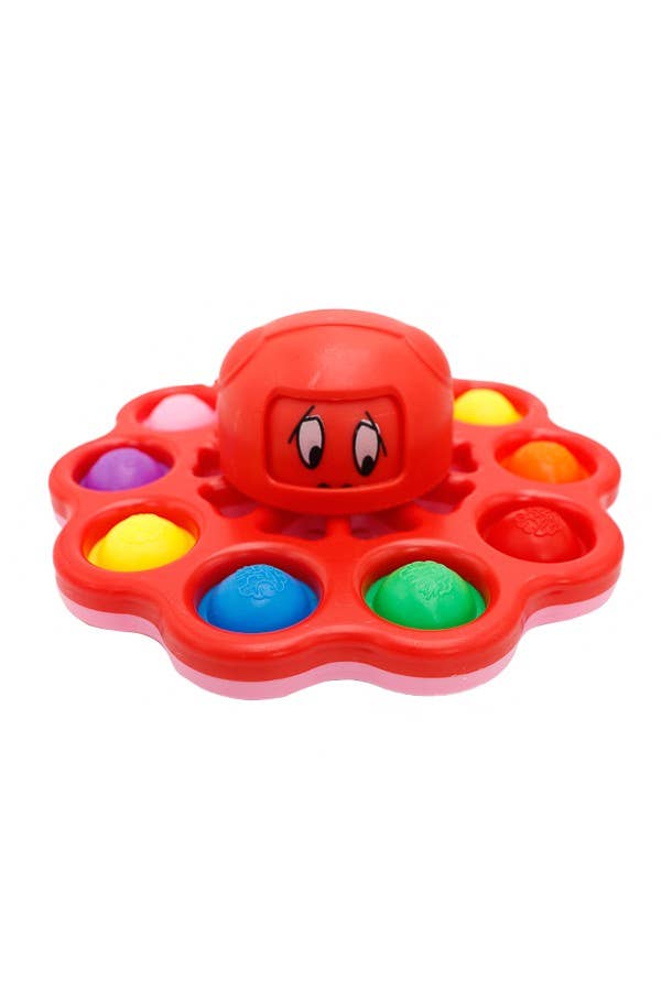 Cap Zone - Venta al por mayor Pelota antiestrés - Niños - Fidget Spinner pulpo con luz LED2