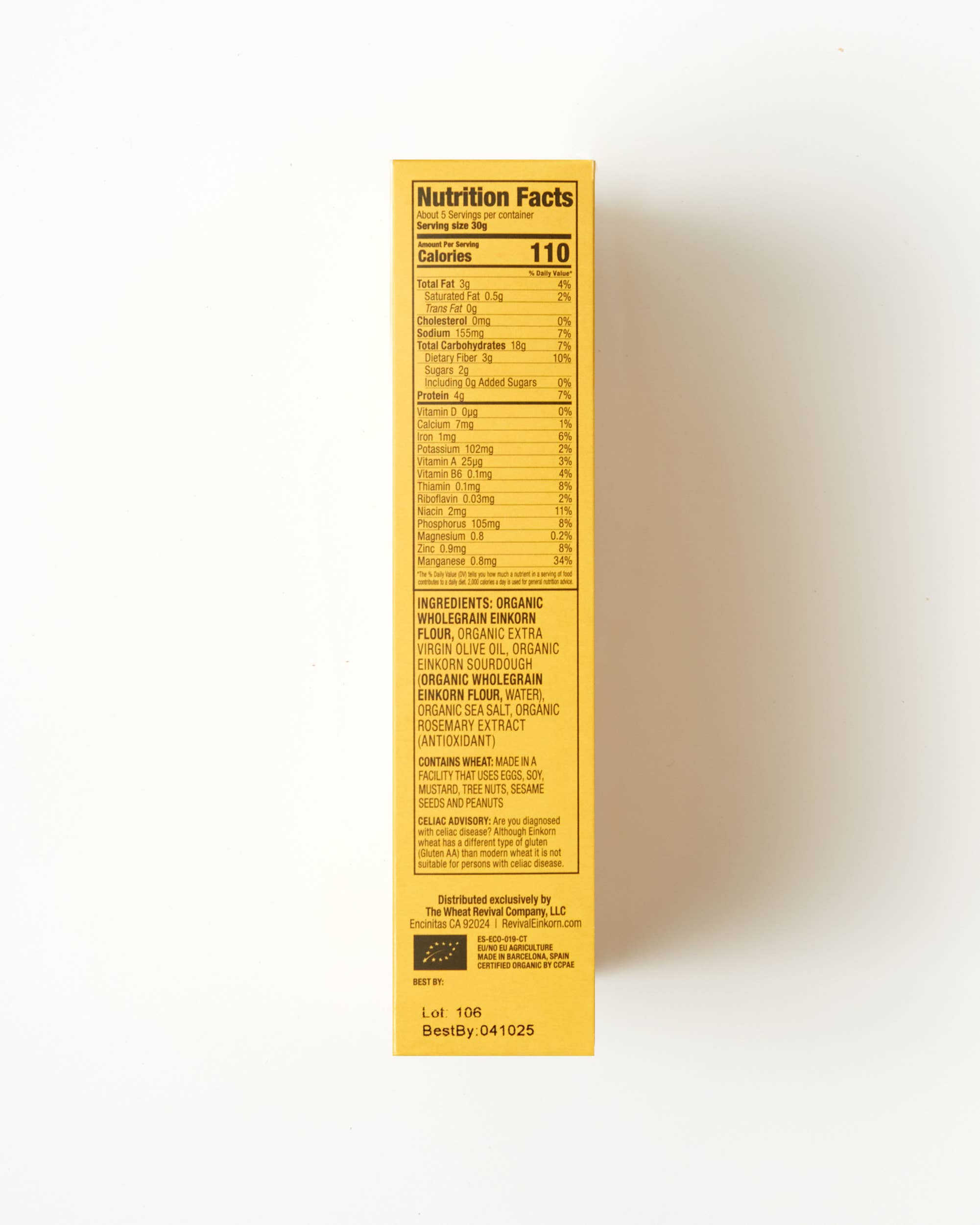 Revival Einkorn - Wholesale Crackers - Artisan’s Daily Crackers2