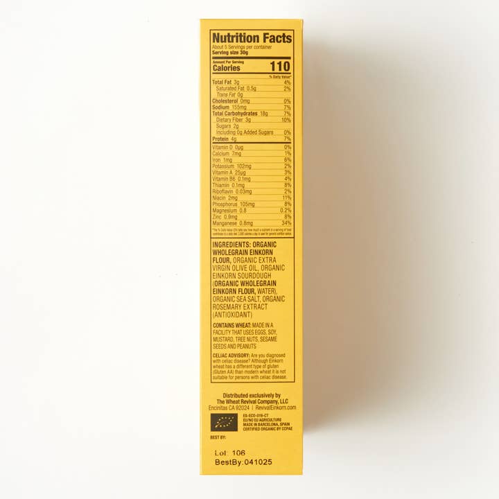 Revival Einkorn - Wholesale Crackers - Artisan’s Daily Crackers2