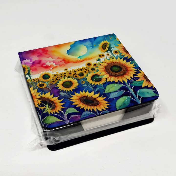 Caroline's Treasures - Wholesale Notepad - Sunflowers in Color Note Paper Holder DAC14612