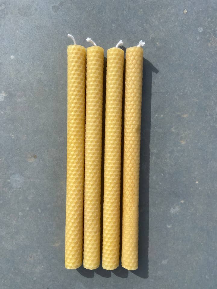 Conjunto de 4 velas "8H" - Vela de cera de abelha por atacado de La Manufacture du Miel