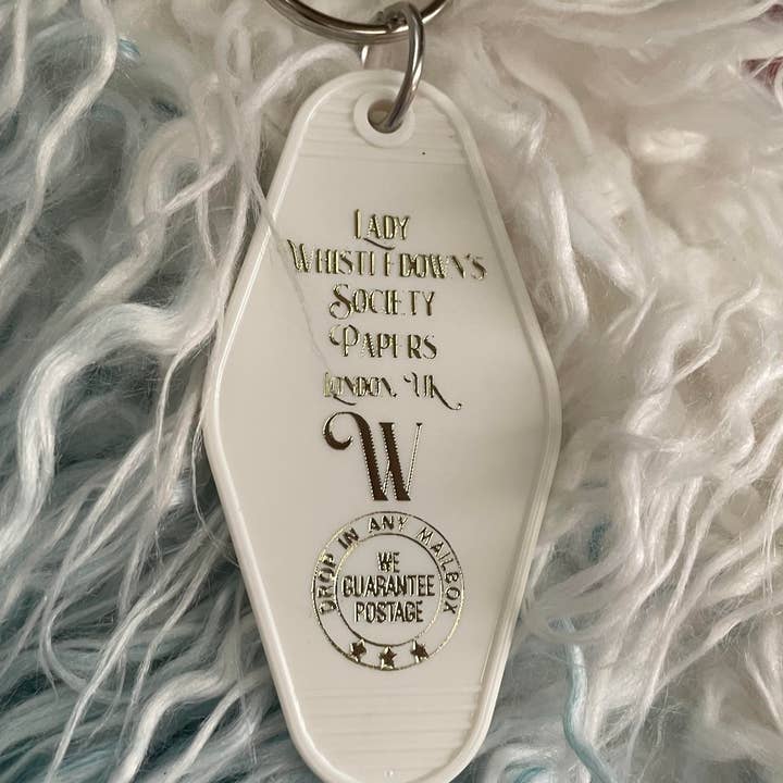 The 3 Sisters Design Co. - Wholesale Keychain - Unisex - Motel Key Fob - Bridgerton Key Fob