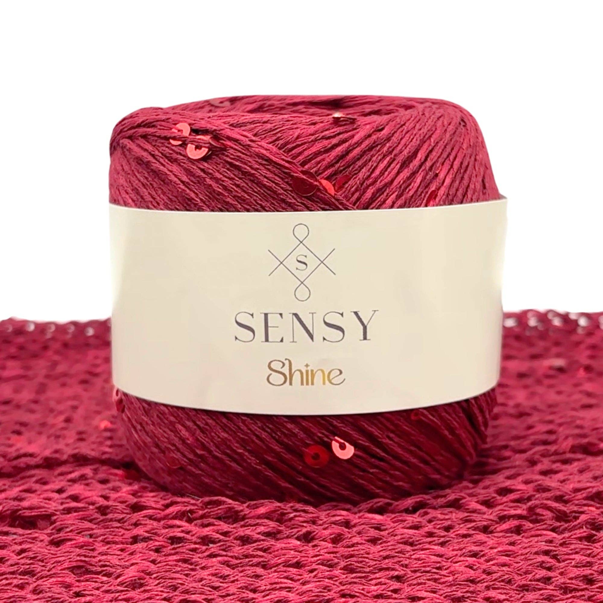 Sensy - Wholesale Yarn - Sensy Shine Yarn, 3.5 oz, 340 yards, Gauge 2 Fine26