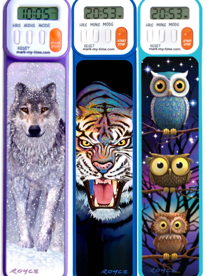 3D Wildlife Bookmark Assortment for wholesale by Mark-My-Time