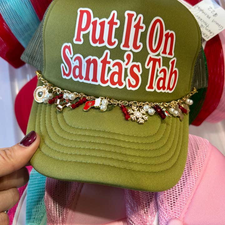 Vibes Hat Company - Vente Casquette de camionneur – unisexe - Put It On Santa's Tab Trucker | Chapeau de Noël | Casquette tendance3