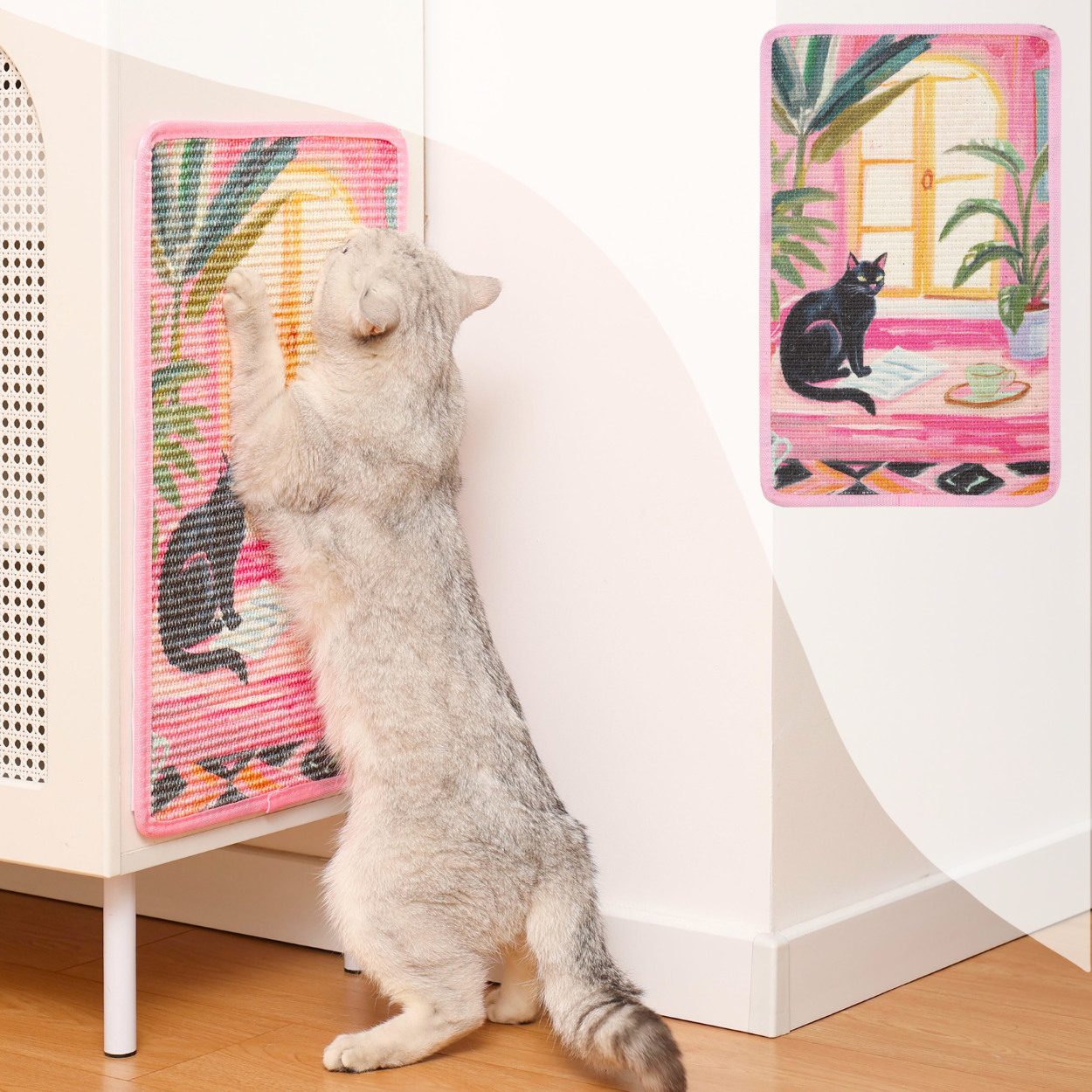 Furrther - Wholesale Pet Scratcher - Cat - Art-Inspired Natural Sisal Scratching Mat7