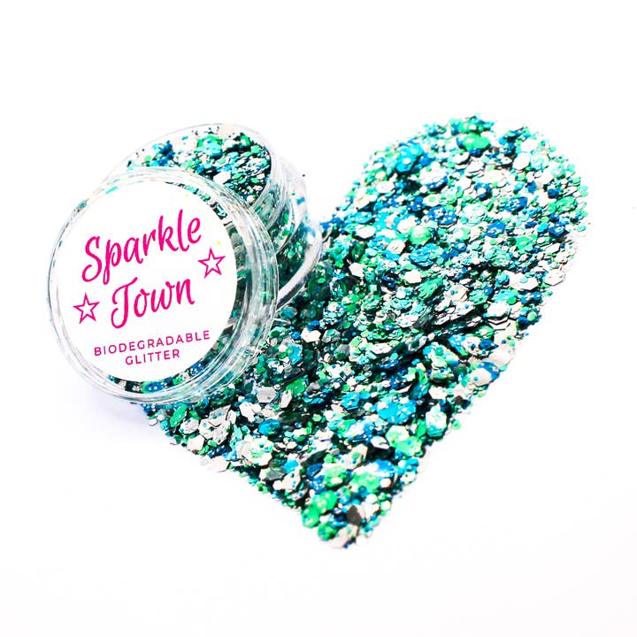 Waterfall Mix Biodegradable Glitter - 5ml Pot for wholesale by Sparkle Town