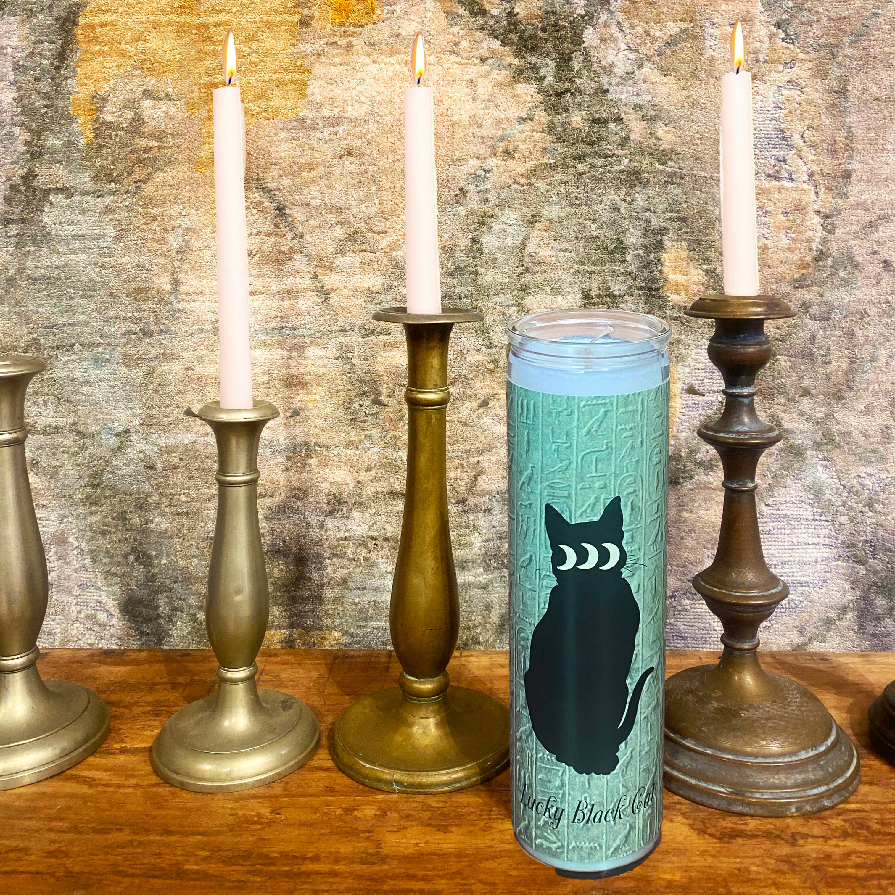 Snakes for Hair - Wholesale Votive Candle - "Lucky Black Cat" Soy Ritual Candle1