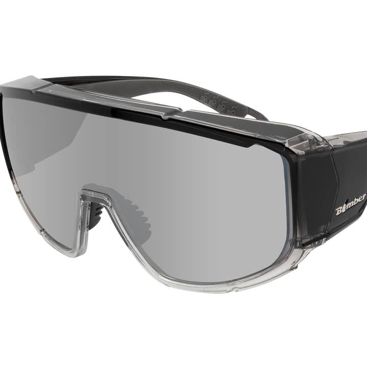 Magnum Safety - Silver Mirror Crystal for wholesale by Under The Sun Originals / Bomber Eyewear