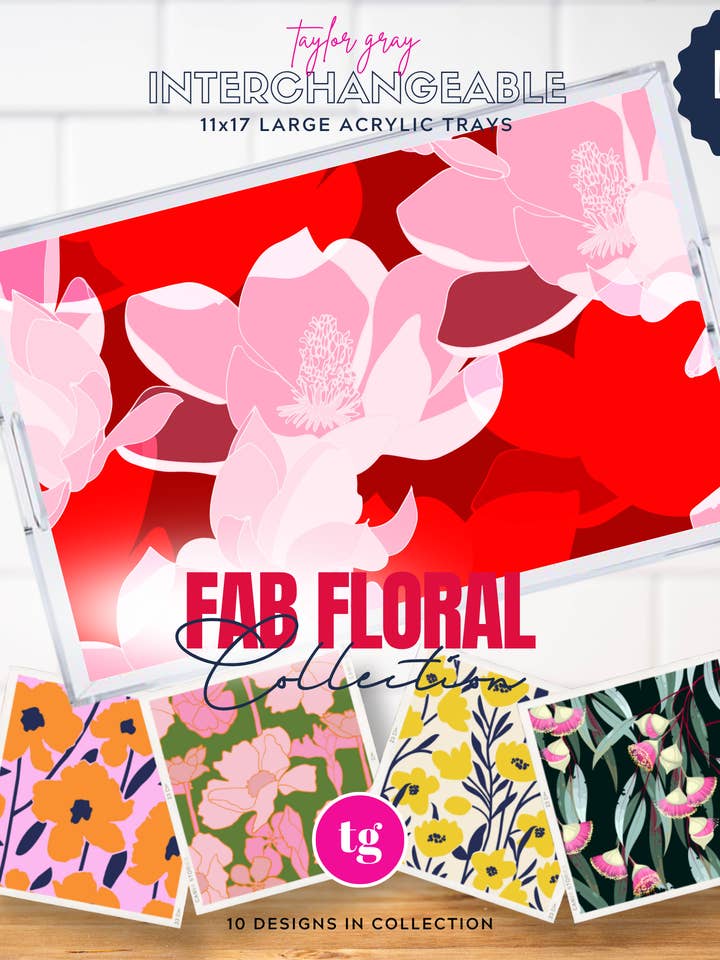 11x17 FAB FLORAL Einsatzset, 10er-Set für den Großhandel von TAYLOR GRAY