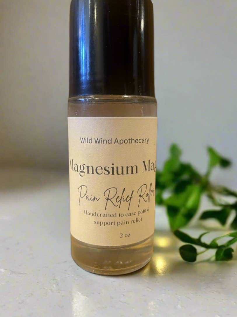 Wild Wind Apothecary - Wholesale Aromatherapy Lotion/Oil - Magnesium Magic Pain Roller
