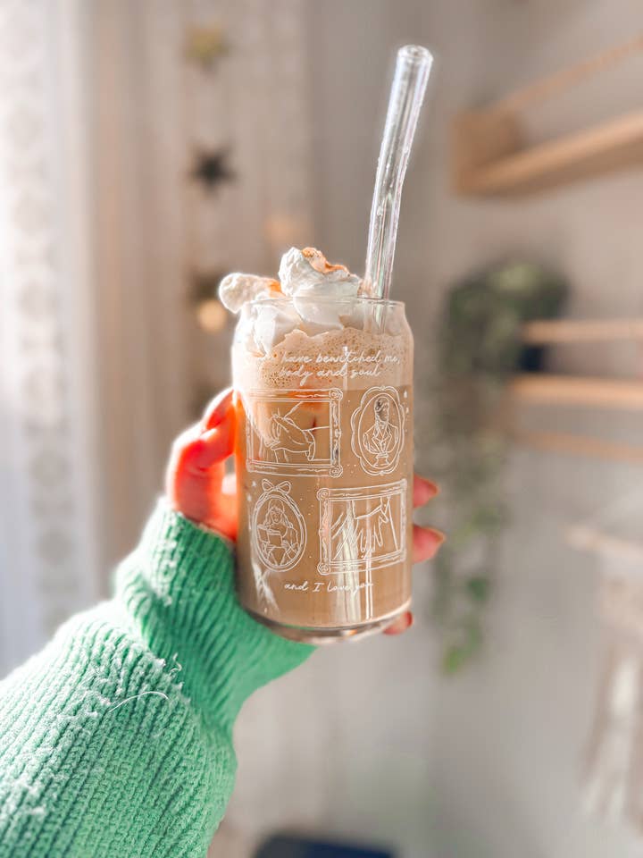 You Have Bewitched Me Sipper Glass, 16oz ACTUAL for wholesale by Sunbeam Shop Co