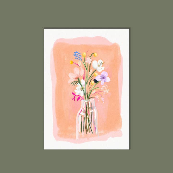 Martha Ratcliff Illustration - Wholesale Kunstprint - Heldere bloemenprint
