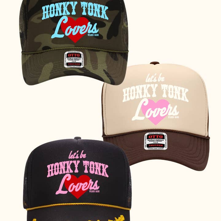 Wilder Made - Wholesale Trucker Hat - Women's - Honky Tonk Lovers Trucker Hat